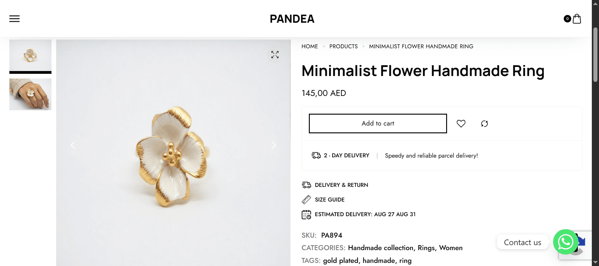 Pandea Atelier E-Commerce thumbnail 8