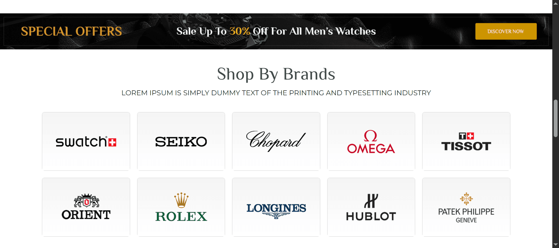 Watch Corner E-Commerce thumbnail 2