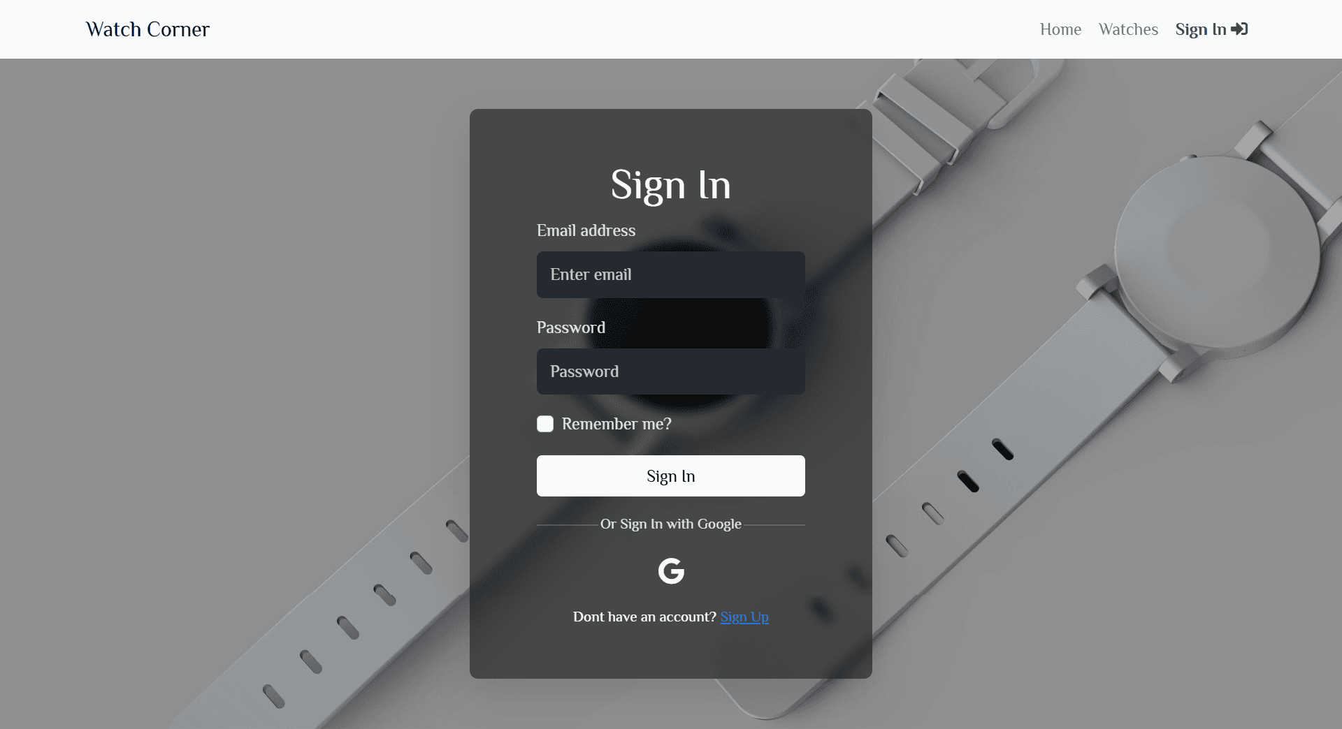 Watch Corner E-Commerce thumbnail 6