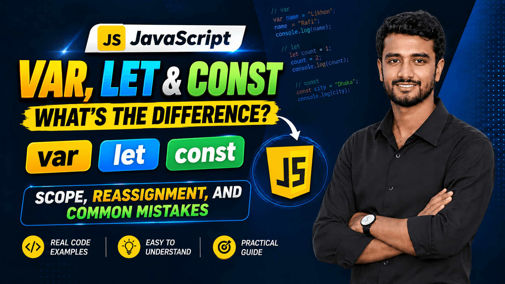 JavaScript var, let, and const: What's the Difference?