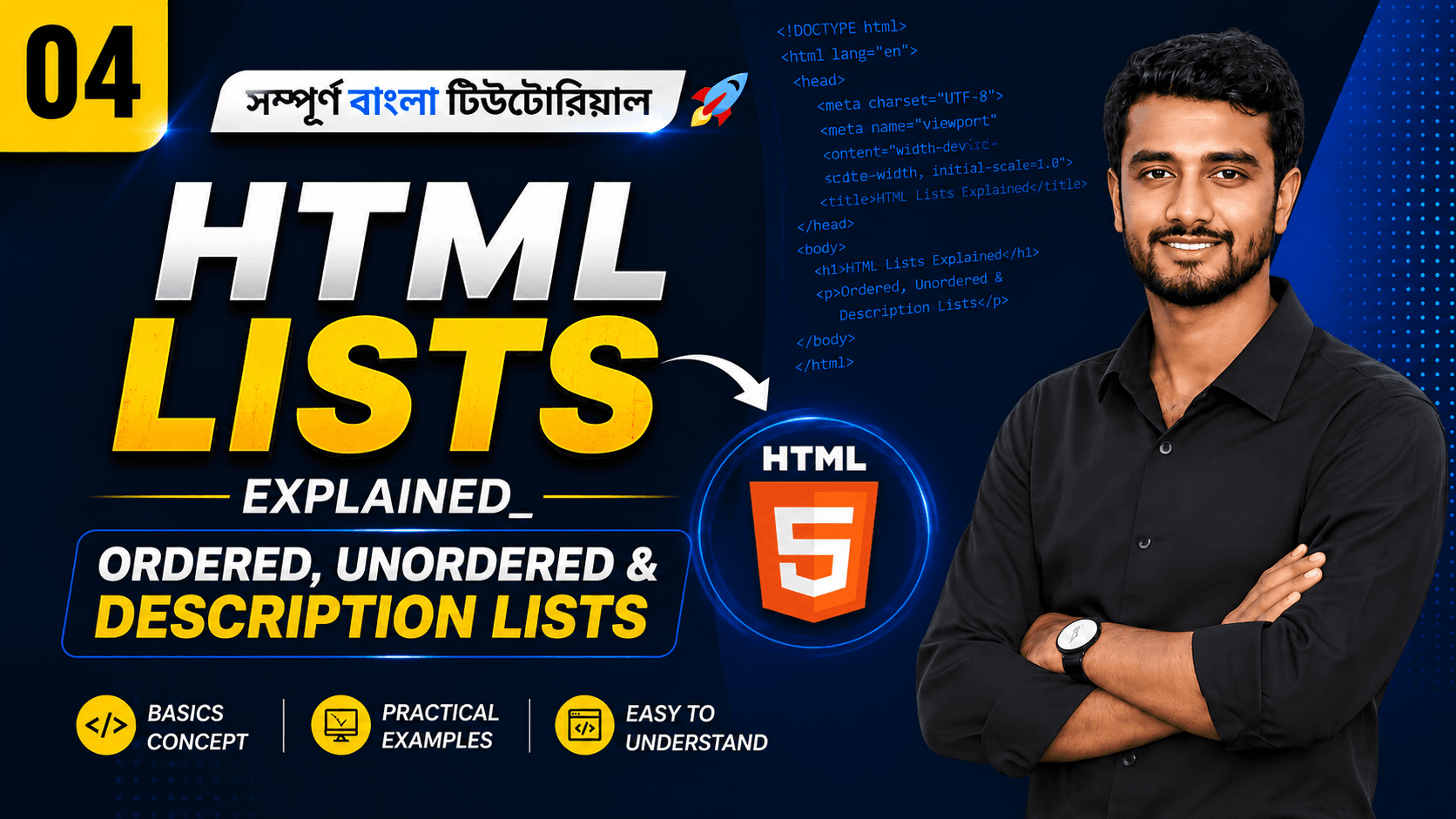 HTML Lists: Ordered, Unordered and Description Lists